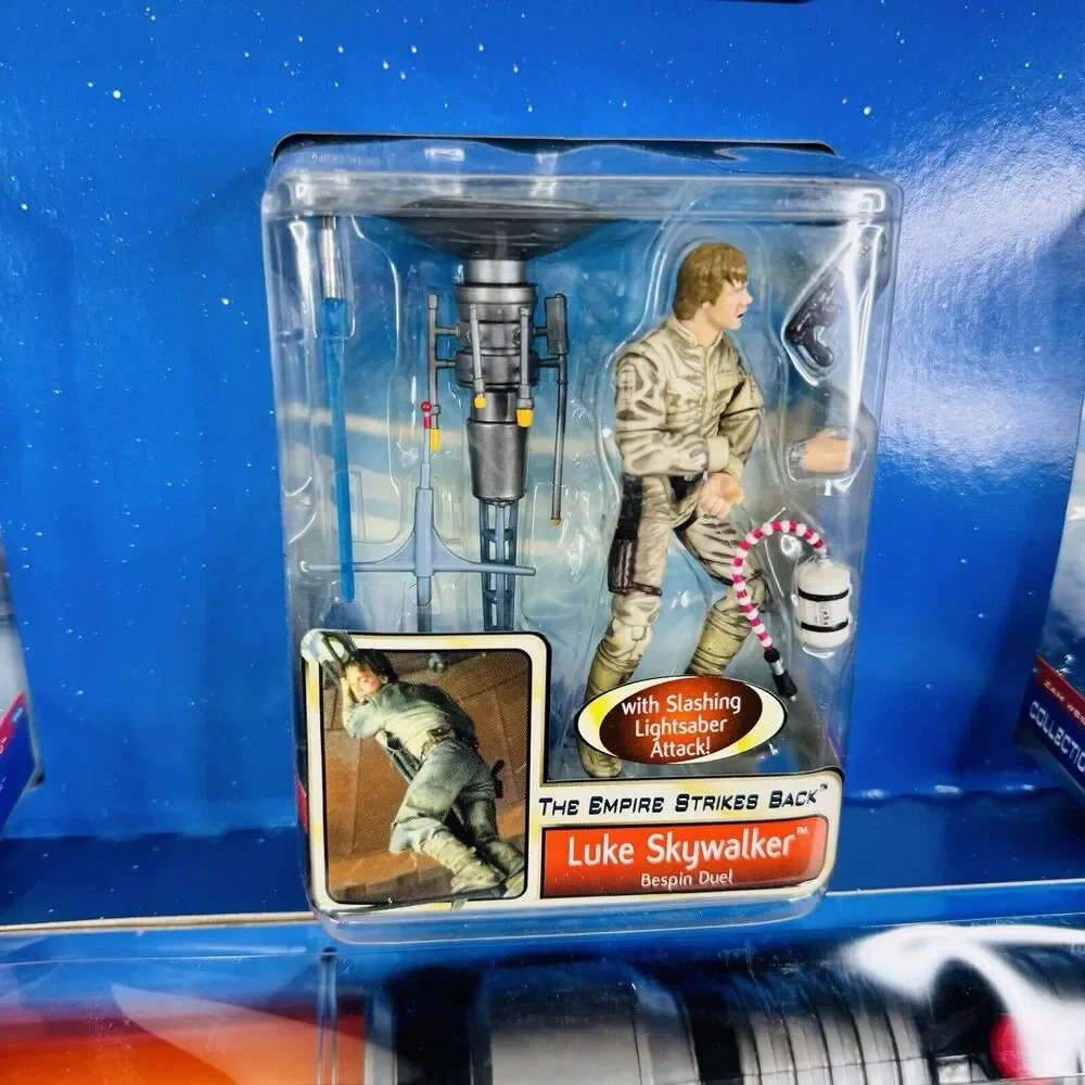 Star Wars LightSaber Action Pack W/Orange Jedi Saber & 3 Figures Sams Club Excl.